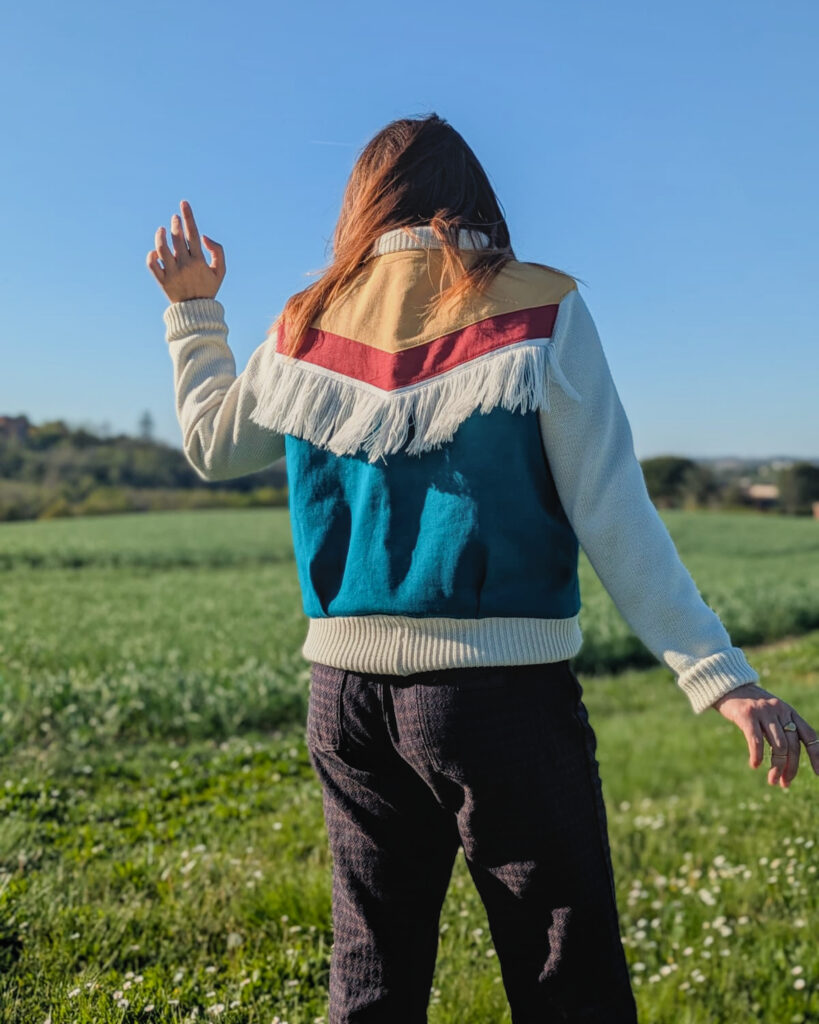 Veste Sedona dos franges